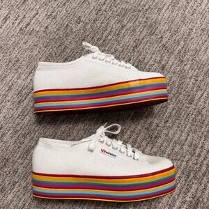 Woman's |Superga | 2790 Sneaker White/Multi | Limited edition